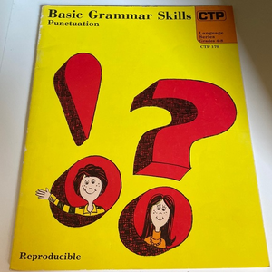 Basic Grammar Skills vintage reproducible workbook‎ Grades 4-8